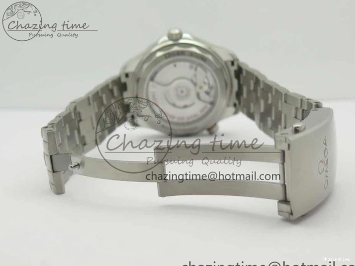 0424 ZeroBulk 2018 Seamaster Diver 300M OMF Best Edition Blue Ceramic Blue Dial on SS Bracelet A8800 (Black Balance Wheel) 7957